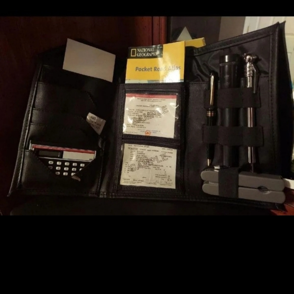 Y2k BELL GLOVE BOX KIT WITH NATIONAL GEOGRAPHIC ATLAS -  NWT* RARE!